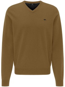 Sweter V-NECK mustard
