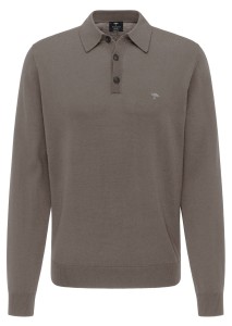 Sweter Polo MERINO earth