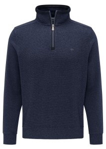 Sweter TROYER-ZIP navy