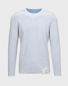 Sweter TONY dwustronny biały/błękitny