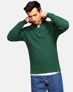 Sweter COTTON zielony