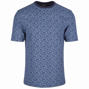 T-shirt ALLOVER PRINT niebieski