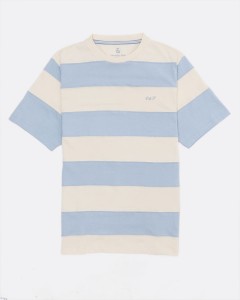 T-shirt BLOCK sky stripes