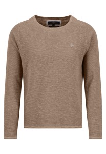 Sweter COTTON LINEN piaskowy