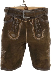 Lederhose SCHORSCH in glossy walnut 