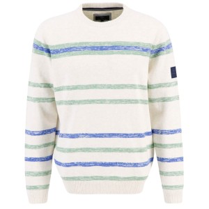Sweter BIG STRIPES biały