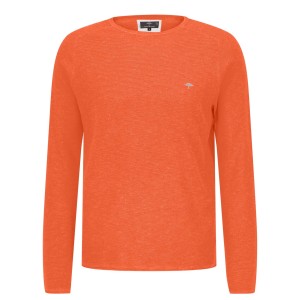 Sweter COTTON LINEN pomarańczowy