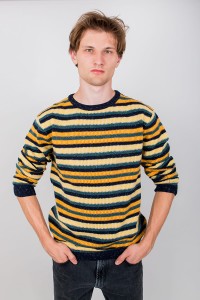 Sweter COMBO żółty