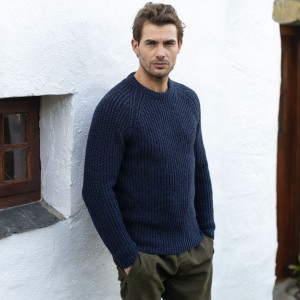 Sweter męski wełna + kaszmir
