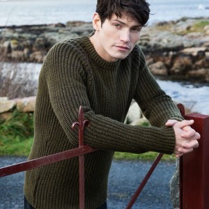 Sweter męski wełna + kaszmir