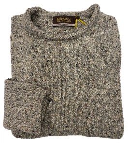Men's sweater 100% Donegal wool