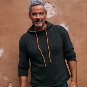 Sweter CORRY HOODY seaweed