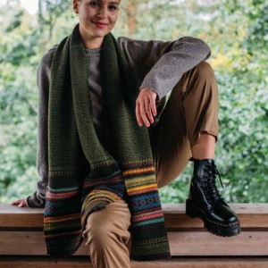 Szal ALPINE 100% Merino october