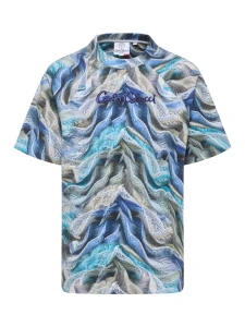 T-shirt ARTIFICIAL KNIT petrol