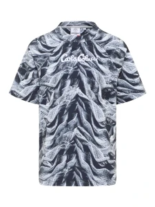 T-shirt ARTIFICIAL KNIT czarny