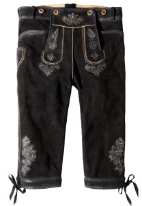 Lederhose JUSTIN4 in black