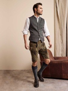 Waistcoat CASTOR FISCHGRAT in grey