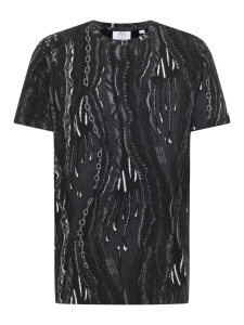 T-shirt 3D knit czarny