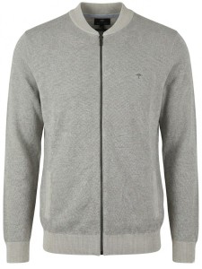 Kardigan COLLEGE canvas-silver