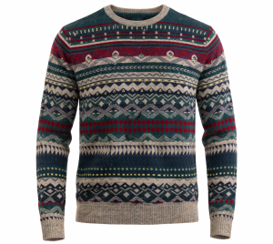 Sweter JACQUARD kolorowy