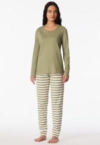 Piżama długa CASUAL ESSENTIALS oliv