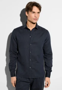 Koszula Linen Blend navy