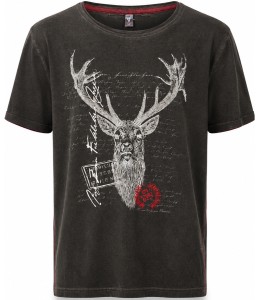 T-shirt JAGDLIED antracyt