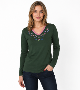 T-shirt CELESTINA zielony
