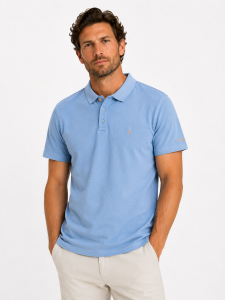 Koszulka polo BASIC niebieskie