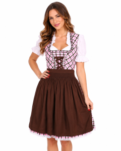 Dirndl MARIE rose/braun