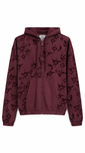 Bluza HOODIE-ZIP burgundowa 