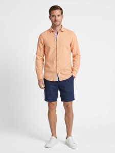 Koszula BASIC TWILL pomarańczowa