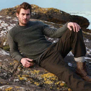 Sweter męski 100% wełna Donegal 