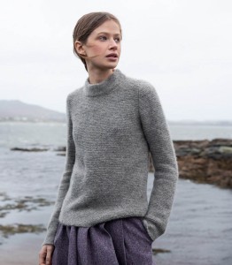 Sweter damski alpaka + wełna