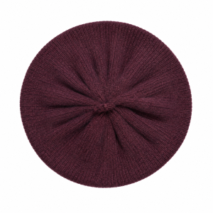 Beret BOWDEN RIB berry