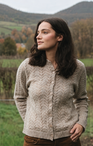 Kardigan NORWICK LACE sand
