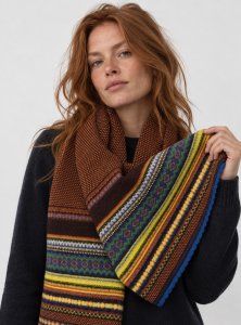 Szal ALPINE 100% Merino ebony